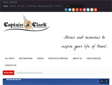 Tablet Screenshot of captainandclark.com